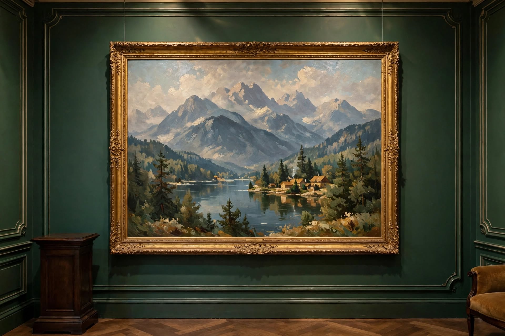 Bavarian Alpine Vista, c. 1912
